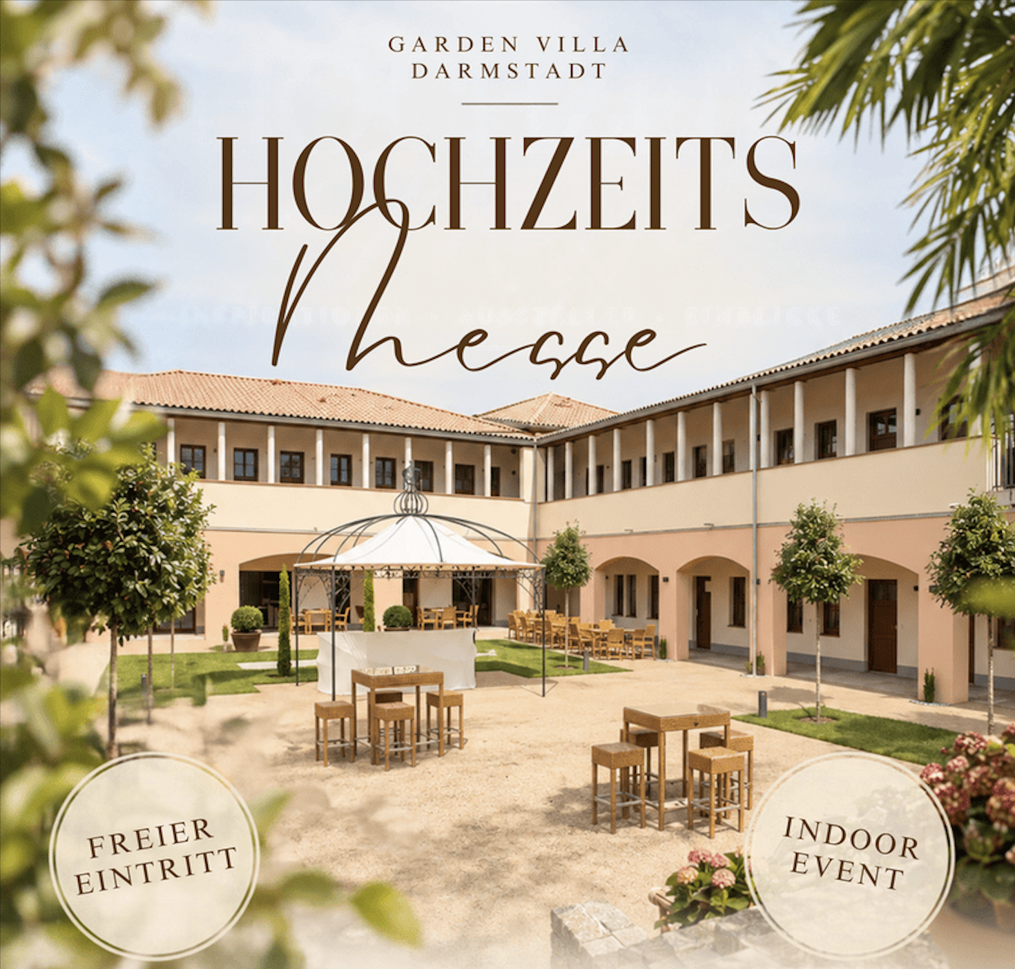Hochzeitsmesse in der Garden Villa 2026