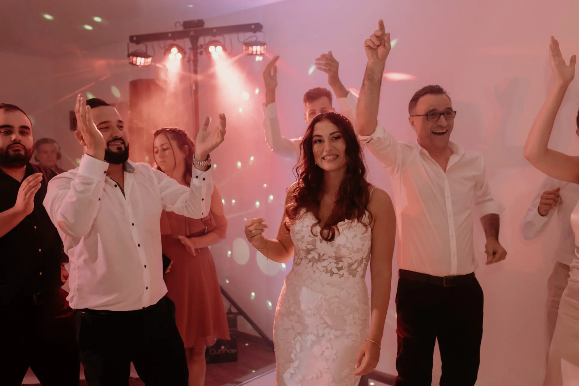 After Dinner Party bei einer Hochzeit in der Garden Villa